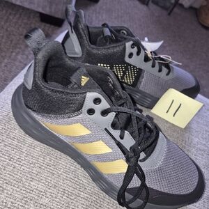 adidas Black and Gold Men's Sneakers